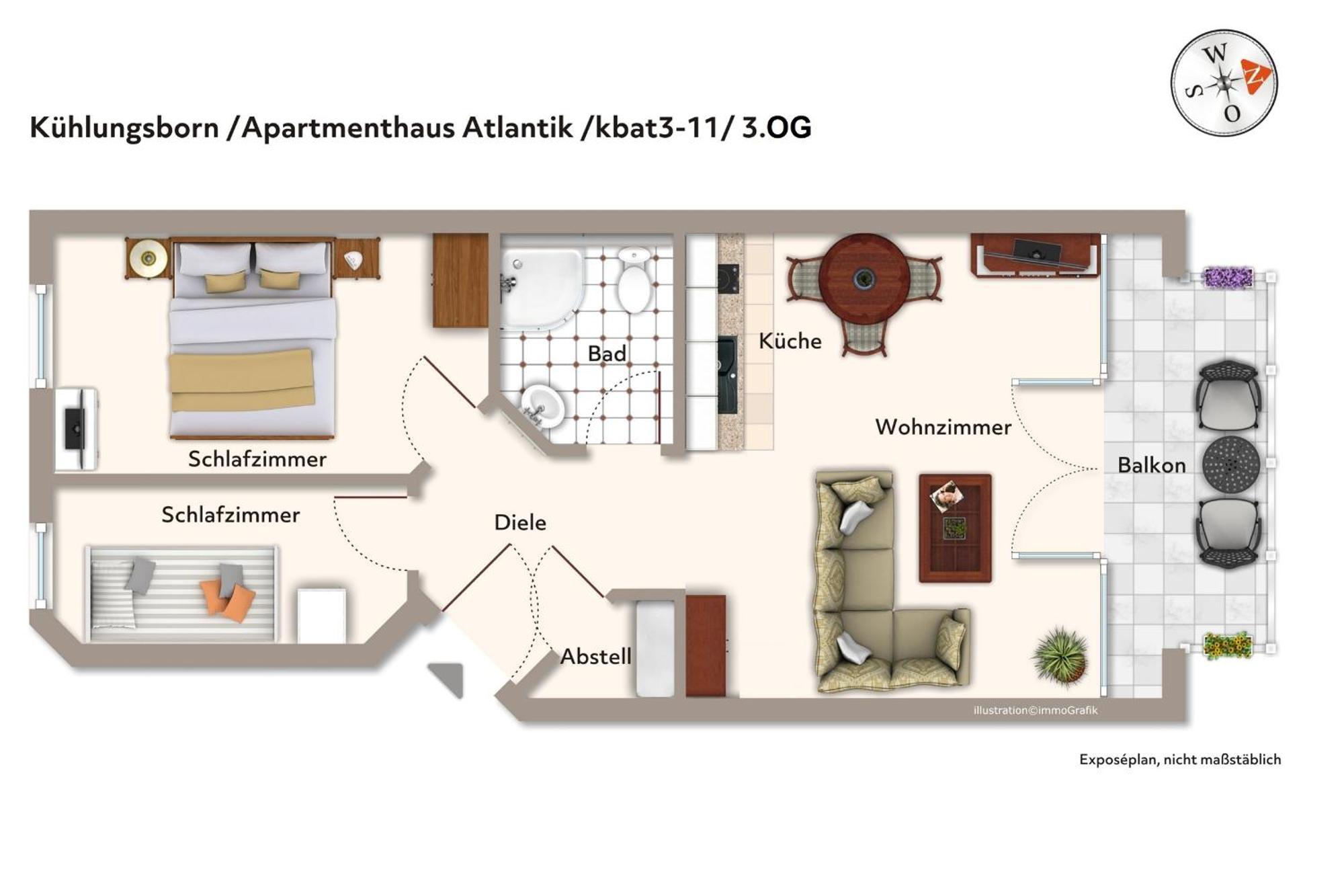 Apartmenthaus Atlantik Apartmenthaus Atlantik 311 Kühlungsborn Zewnętrze zdjęcie